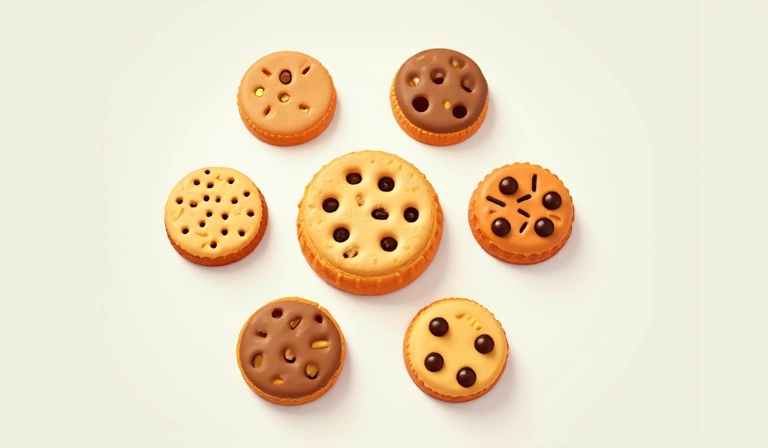 Illustration de différentes icônes de services web populaires (Google, YouTube) symbolisant les cookies tiers